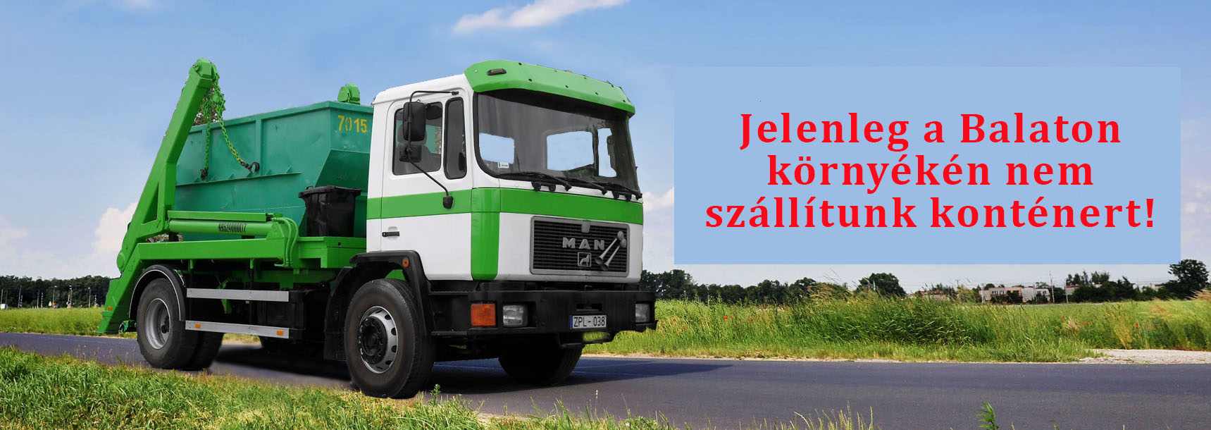 konténer rendelés Balaton